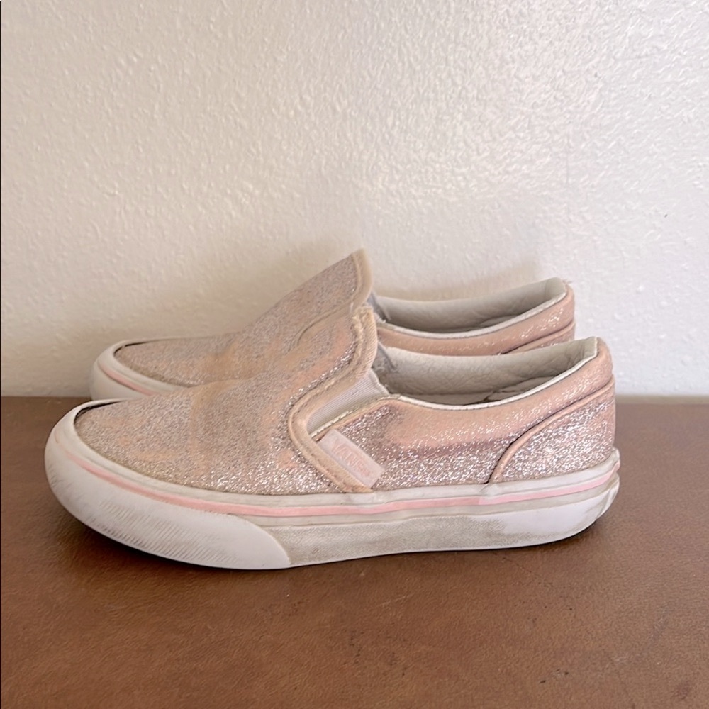 Vans Glitter Slip-On Shoes - Pink